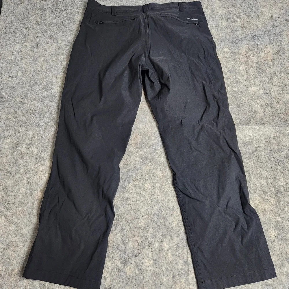 Eddie Bauer Travex Hiking Pants Men 36x30 Black Cargo Pockets Gorpcore Outdoor